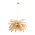 Lampa wisząca EMU 100 cm -  pióra beżowe ST-DN127 beige Step into Design