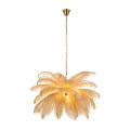 Lampa wisząca EMU 100 cm -  pióra beżowe ST-DN127 beige Step into Design