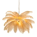 Lampa wisząca EMU 100 cm -  pióra beżowe ST-DN127 beige Step into Design
