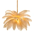 Lampa wisząca EMU 100 cm -  pióra beżowe ST-DN127 beige Step into Design