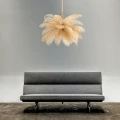 Lampa wisząca EMU 100 cm -  pióra beżowe ST-DN127 beige Step into Design