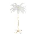 Lampa podłogowa EMU 170 cm - pióra białe ST-DN127-F white Step into Design