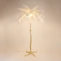 Lampa podłogowa EMU 170 cm - pióra białe ST-DN127-F white Step into Design