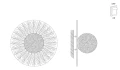 Lampa ścienna SUN L złota 40 cm ST-FB230946-D40 Step into Design
