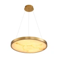 Lampa wisząca ALCHEMY 60 cm - LED, złoty alabaster  ST-MD2407 Step into Design