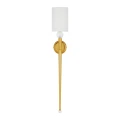 Lampa ścienna DAMA 92 cm-  złoty kinkiet z białym abażurem ST-8436 AGB-CE GOLD Step into Design