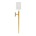 Lampa ścienna DAMA 92 cm-  złoty kinkiet z białym abażurem ST-8436 AGB-CE GOLD Step into Design