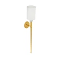 Lampa ścienna DAMA 92 cm-  złoty kinkiet z białym abażurem ST-8436 AGB-CE GOLD Step into Design