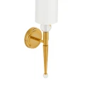 Lampa ścienna DAMA 52 cm-  złoty kinkiet z białym abażurem ST-8421 AGB-CE GOLD Step into Design