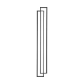 Lampa ścienna SYMMETRY-200 LED czarna 200 cm ST-MD1027L Step into Design