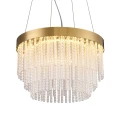 Lampa wisząca GLORIA  40 cm - żyrandol LED, kryształowo-złoty ST-DL8510 Step into Design