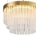 Lampa wisząca GLORIA  40 cm - żyrandol LED, kryształowo-złoty ST-DL8510 Step into Design