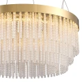 Lampa wisząca GLORIA  60 cm - żyrandol LED, kryształowo-złoty ST-DL8511 Step into Design