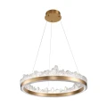 Lampa wisząca MONTANA 60 cm - LED, złoty kryształowy ring ST-6490P/1 Step into Design