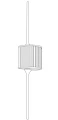 Lampa ścienna SERGIO-2 złota 90 cm ST-DL8533 gold Step into Design