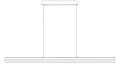 Lampa wisząca ANABELLA LED 120 cm, czarna ST-8501 black Step into Design