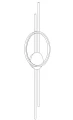 Lampa ścienna ECLIPTICA LED złota 100 cm ST-DL8532 Step into Design