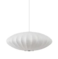 Lampa wisząca SILK FLAT biała 60 cm - nowoczesna i minimalistyczna ST-2328-60 Step into Design