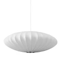 Lampa wisząca SILK FLAT biała 60 cm - nowoczesna i minimalistyczna ST-2328-60 Step into Design