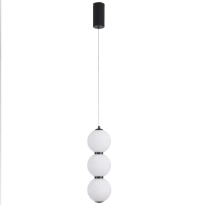 Lampa wisząca PERLA LED czarna 12 cm ST-CP231222-3L black Step into Design