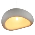 Lampa wisząca STONE 80 cm - biała  DN426-800 Step into Design
