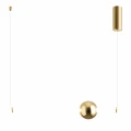 Lampa wisząca O-LINE 63 - LED, 63 cm, złoty połysk  ST-1688S miror gold Step into Design