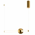 Lampa wisząca O-LINE 63 - LED, 63 cm, złoty połysk  ST-1688S miror gold Step into Design
