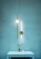 Lampa wisząca O-LINE 63 - LED, 63 cm, złoty połysk ST-1689S mirror gold Step into Design