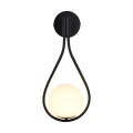 Lampa ścienna DROP 45 cm czarna ST-F079 black Step into Design