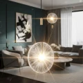 Lampa wisząca SUNBLAST - LED 20 cm, złota ST-DL5623 Step into Design