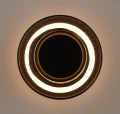 Lampa ścienna DONUT 18 cm - LED, szkło, szaro-czarna ST-5072W smoky black Step into Design