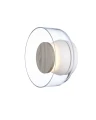 Lampa ścienna DONUT 18 – LED, szkło transparentne, brąz orzechowy ST-5072W transparent brown Step into Design