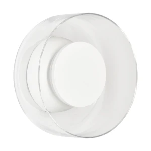 Lampa ścienna DONUT 18 – LED, szkło transparentne, biały środek ST-5072W transparent white Step into Design