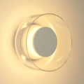 Lampa ścienna DONUT 18 – LED, szkło transparentne, biały środek ST-5072W transparent white Step into Design