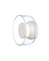 Lampa ścienna DONUT 18 – LED, szkło transparentne, biały środek ST-5072W transparent white Step into Design