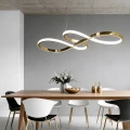 Lampa wisząca Infania 32 cm złota LED CCT LP-1670/1P GD Light Prestige