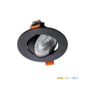 Oprawa wpuszczana oczko okrągłe czarne 3CCT,  wybór mocy 3/5/7W LED BRINO Kobi