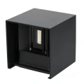 Kinkiet elewacyjny ogrodowy LED 2x3W 3000K IP54 420lm czarny