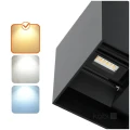 Kinkiet elewacyjny ogrodowy LED 2x3W 3000K IP54 420lm czarny