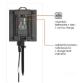 Girlanda ogrodowa solarna 10m 10x0,042W E27