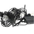 Girlanda ogrodowa solarna 10m 20x0,042W E27