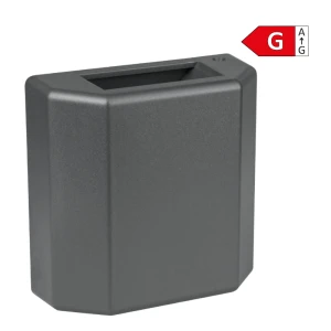 Kinkiet elewacyjny zewnętrzny szary 3W LED IP54 barwa 3000K