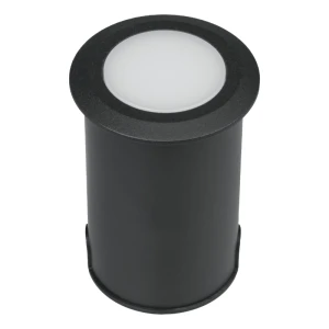 Lampa najazdowa czarna 1W LED barwa ciepła IP66