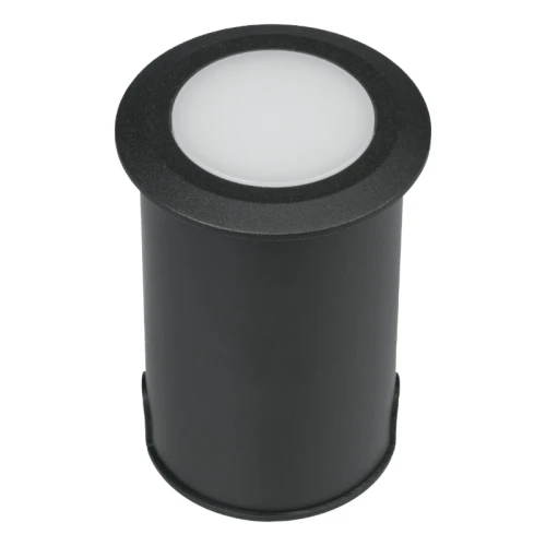 Lampa najazdowa czarna 1W LED barwa ciepła IP66