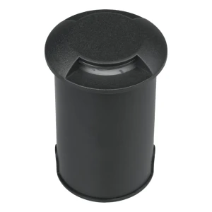 Lampa najazdowa czarna 1W LED barwa ciepła 3000K IP66