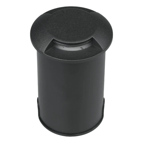 Lampa najazdowa czarna 1W LED barwa ciepła 3000K IP66