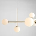 Lampa wisząca DIONE 6 GOLD nad stół 1092K30 Aldex