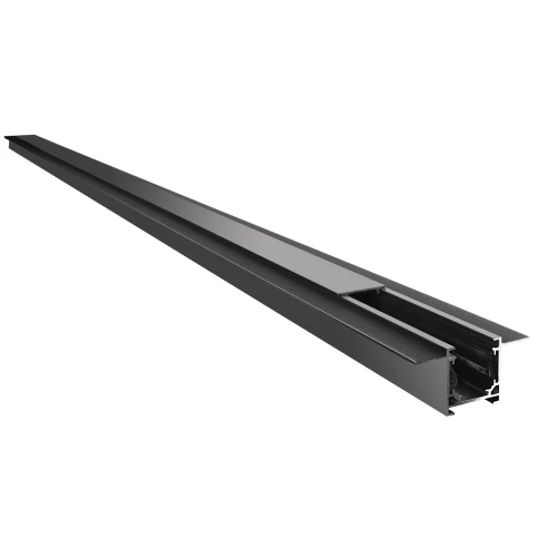 Szyna magnetyczna podtynkowa LL-16C Mini Magnetic 150cm czarna 1173 DomenoLED