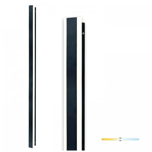 Kinkiet zewnętrzny ogrodowy LED MIRANA S 25W 120cm 4000K IP44 czarny Kobi