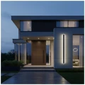 Kinkiet zewnętrzny ogrodowy LED MIRANA S 25W 120cm 4000K IP44 czarny Kobi